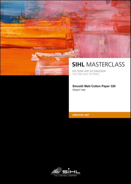 Fine Art paber Sihl Masterclass Smooth Matt Cotton 320 A2 / 25 lehte